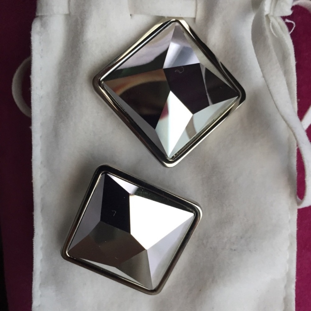Atelier Swarovski Michael Kaplan Silver earrings